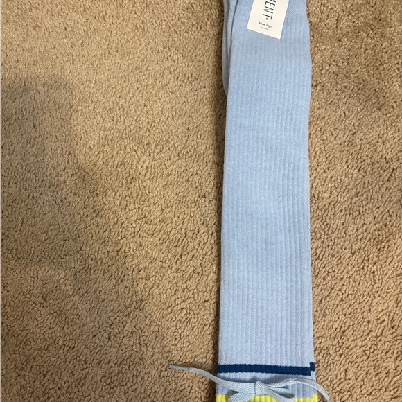 NWT Free People Sky Blue Knee High Socks - Picture 2 of 4